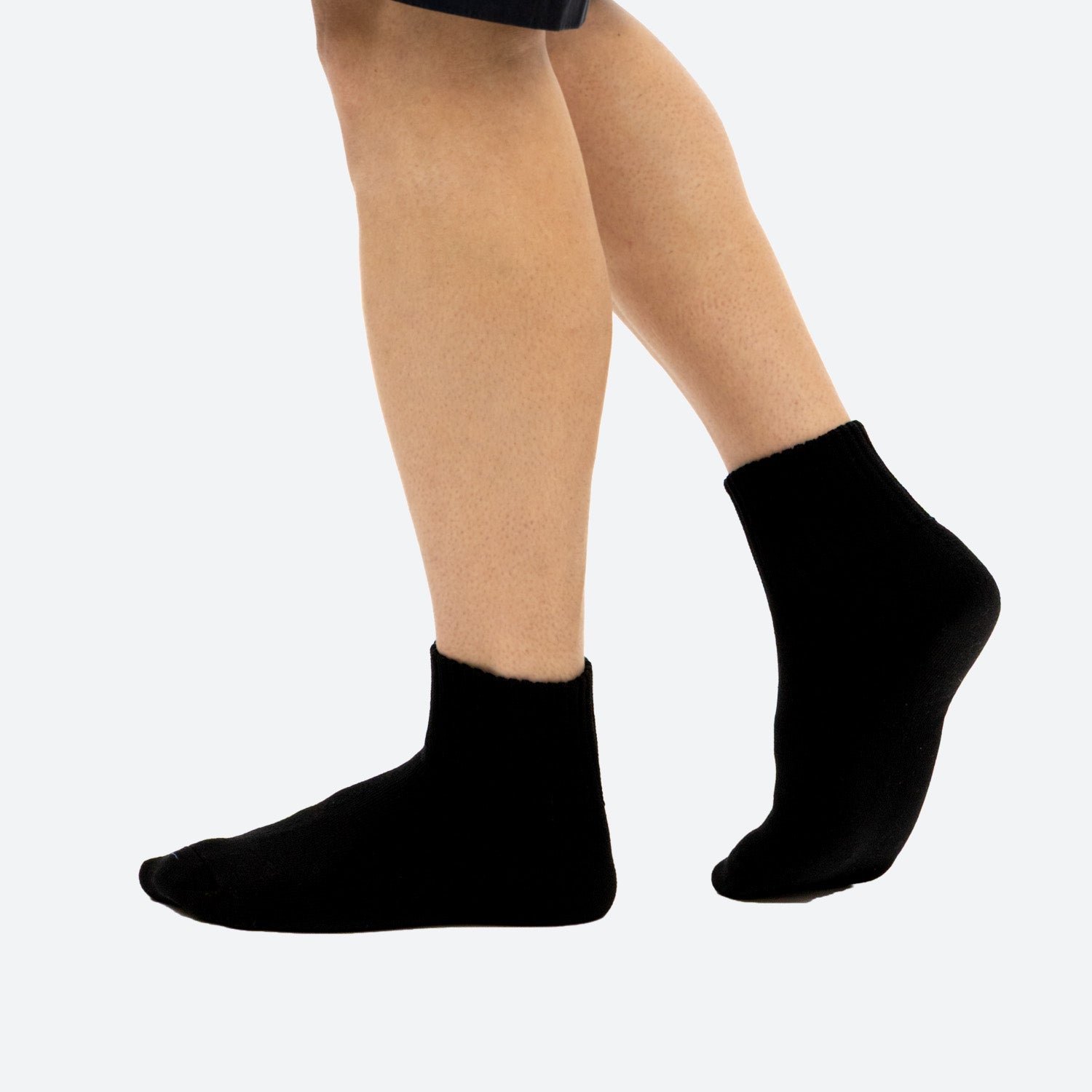 Half Crew Sock - Black