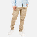 Straight Leg Fit Chino Pants - Khaki