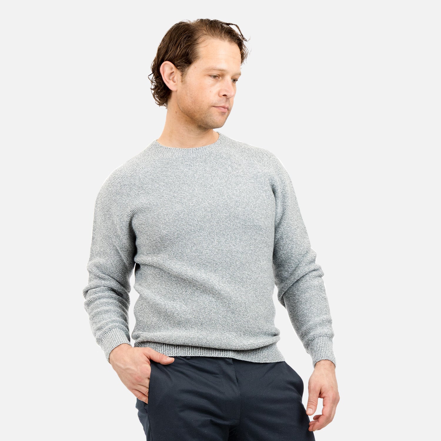Knitted Jumper - Grey