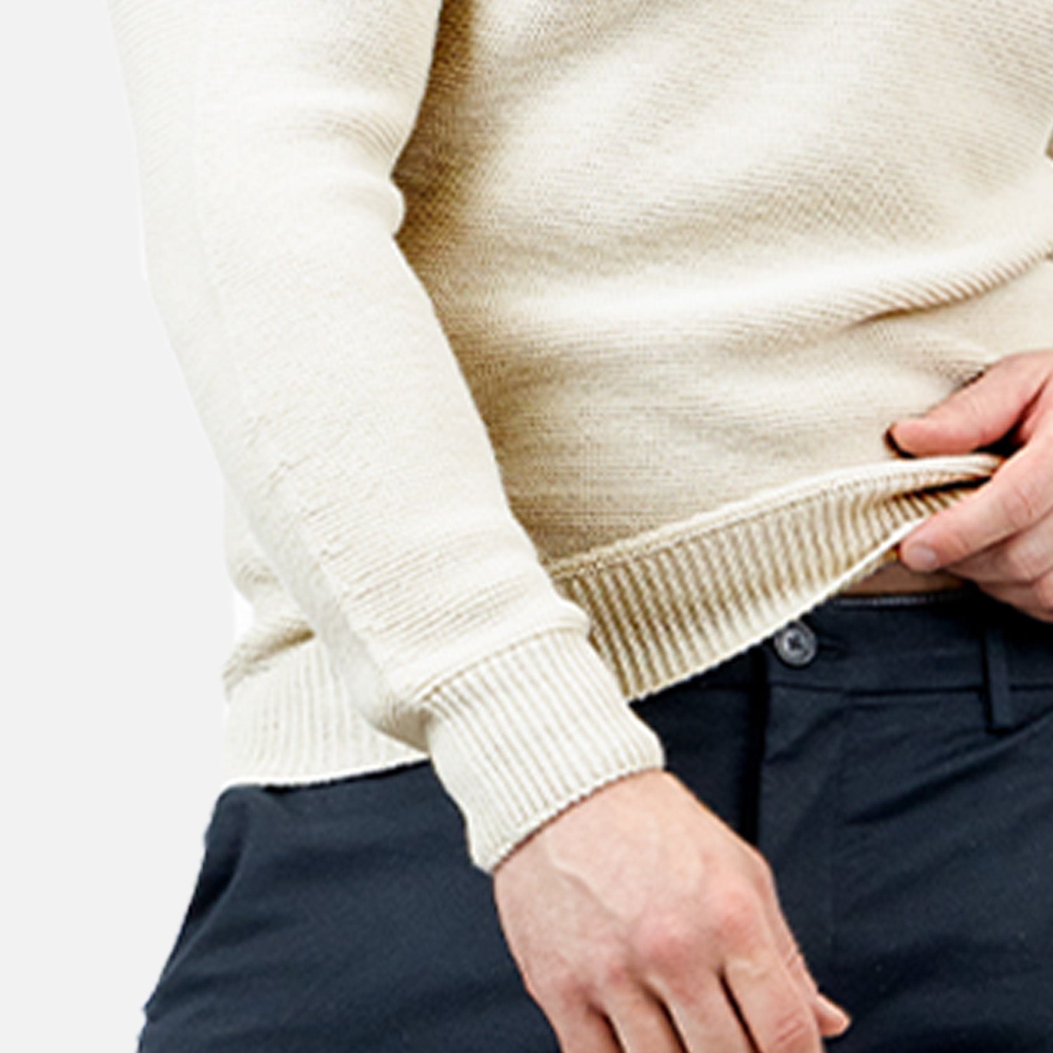 Knitted Jumper - Cream