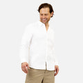 Linen Long Sleeve Shirt - White