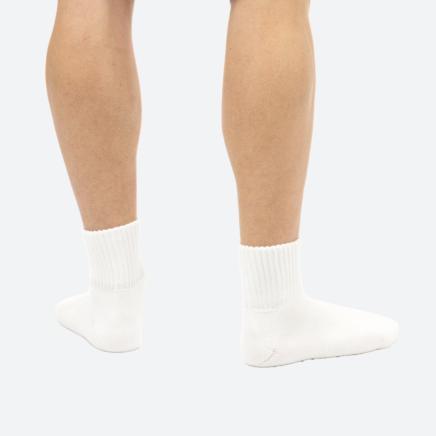 Half Crew Sock - White